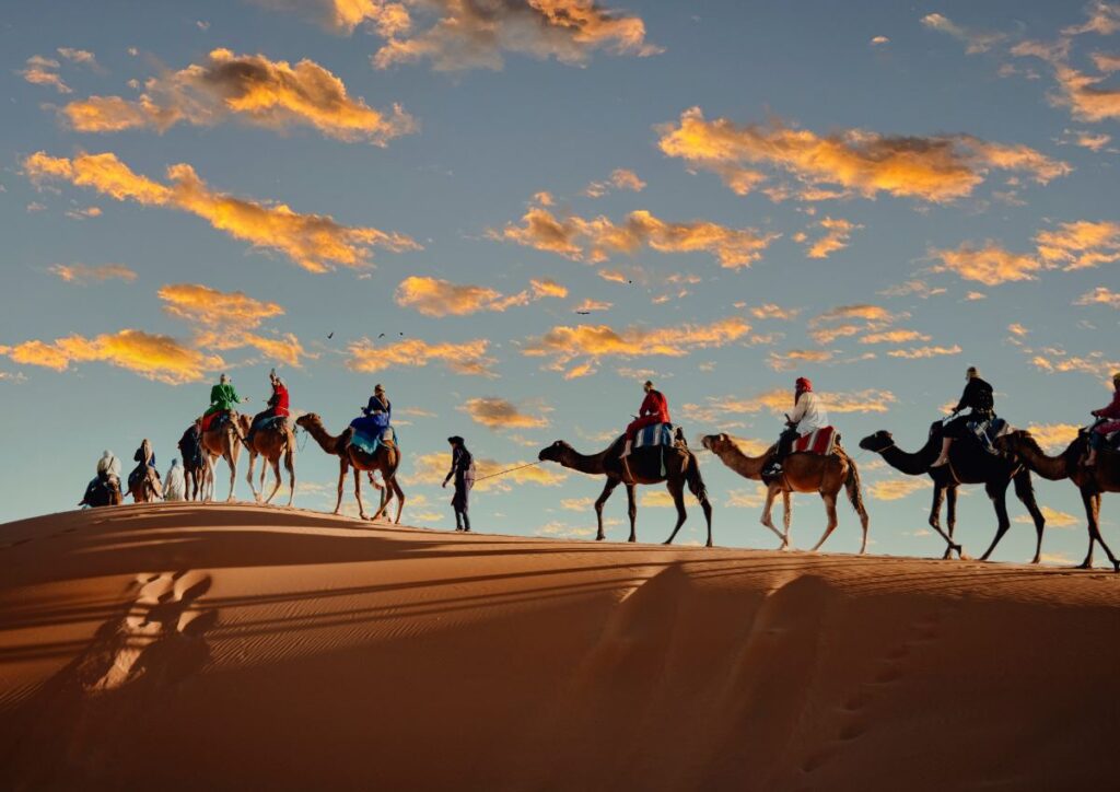 This 5-day tour is the ultimate off-the-beaten-path adventure from Fes to Marrakech, crafted for those who want to fully immerse themselves in the breathtaking beauty of the Merzouga desert and the majestic Atlas Mountains. Traveling comfortably in an air-conditioned 4x4, this journey ventures beyond the standard tourist trails, combining dramatic landscapes with rich cultural encounters.